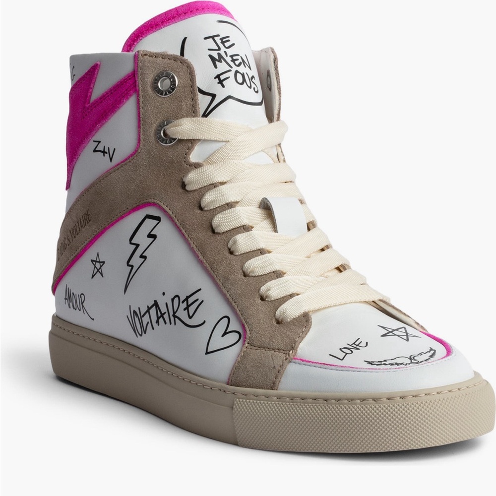 Zadig Voltaire high tops. Size 37 Hot!